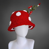 Crochet Mushroom Hat