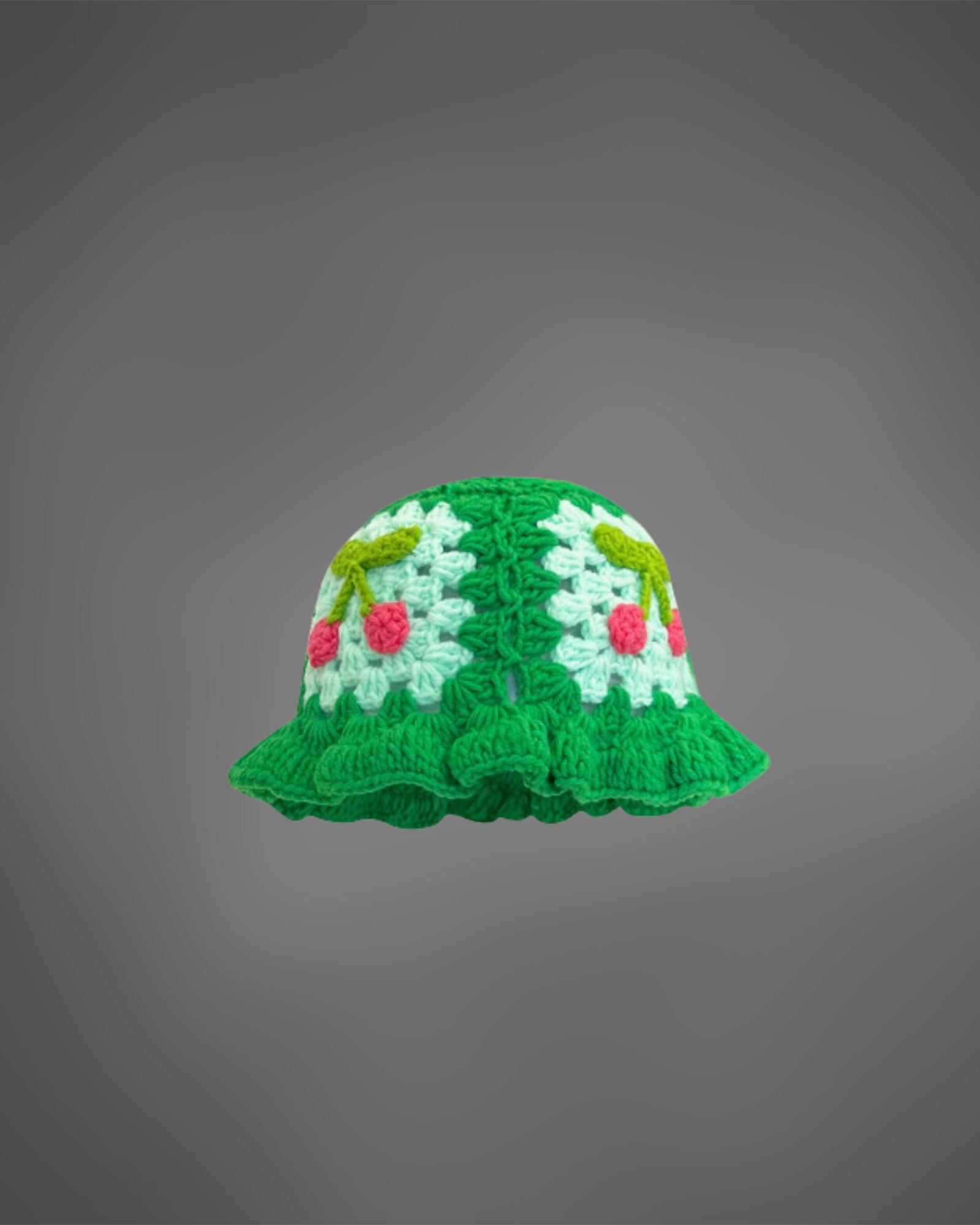 Crochet Cherry Hat