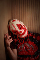 Clown Ski Mask with Red Strings