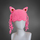 Anime Handknit Beanie/Knit Wigs