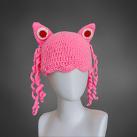 Anime Handknit Beanie/Knit Wigs