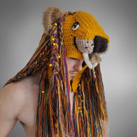 Majestic Lion King Crochet Headpiece