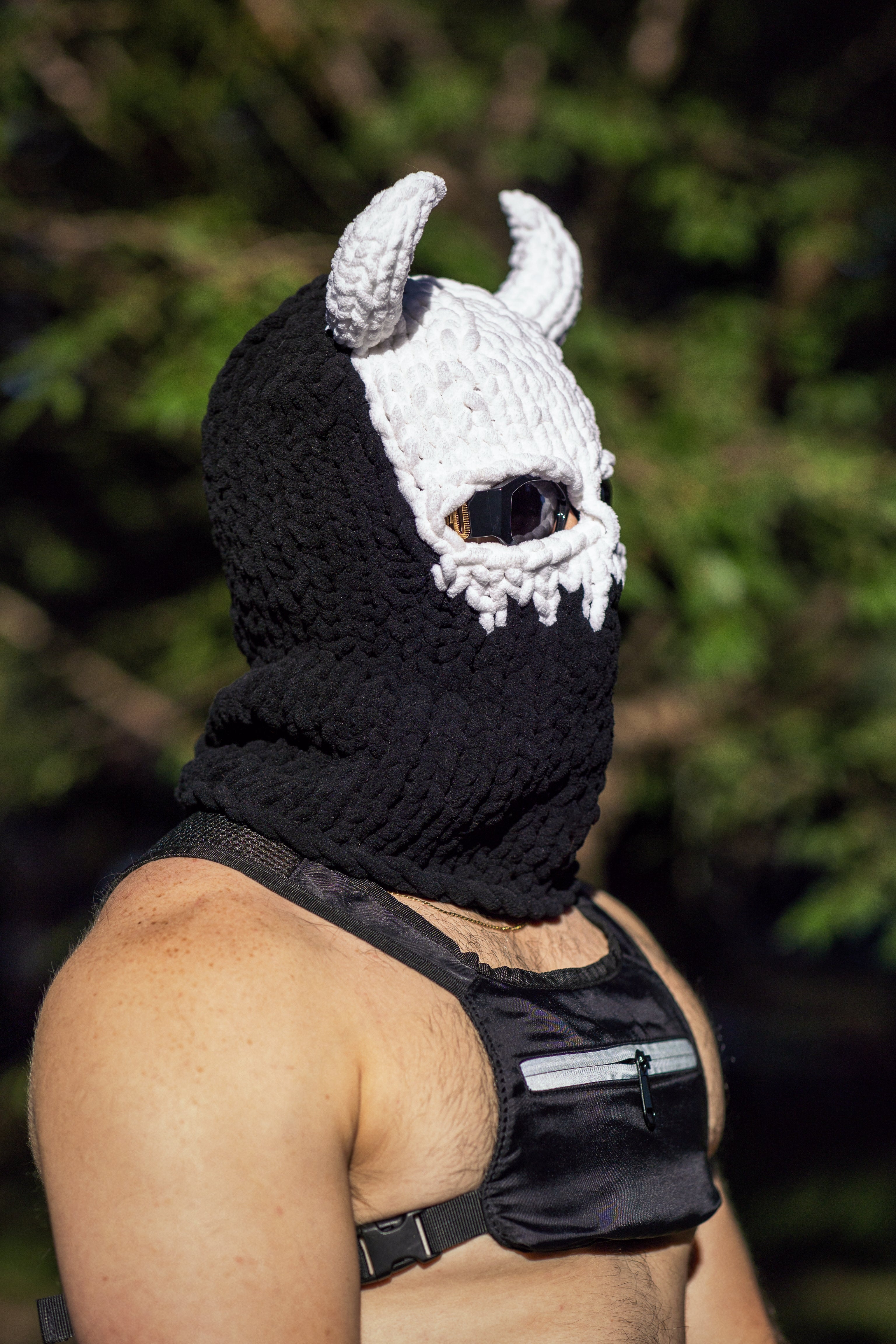 Thick Balaclava with Horns