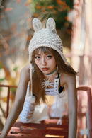 Cute Cream Beanie