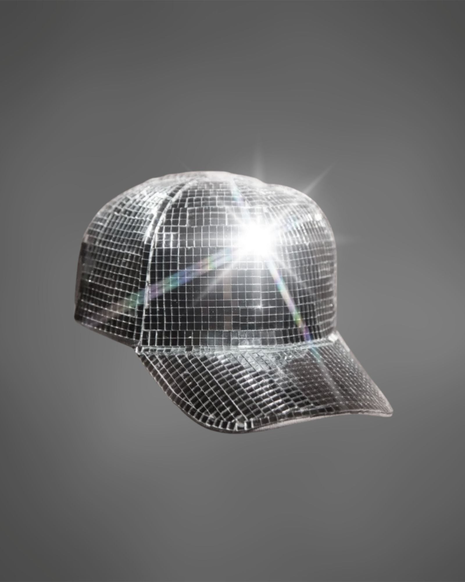 Disco Ball Mirror Hat