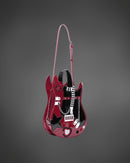 Creative Contrast Color Cute Scarf Two Shoulders Cross-body Guitar Backpack Sweet